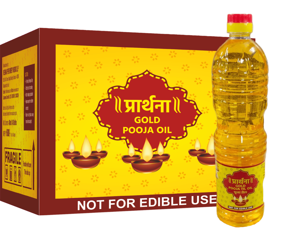 Prathna Gold Pooja Til Oil (900ml)